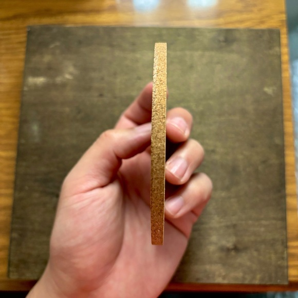 Thanos Infinity Gauntlet Laser Engraved Cork Coaster - Picture 5 of 5